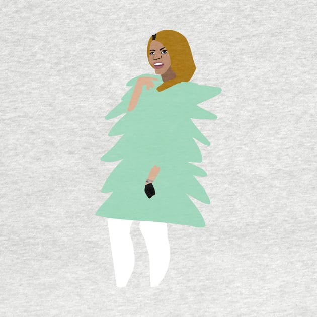 Mary Cosby Christmas Tree Dress by SomethingArtsyFartsy